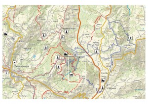 carta escursionistica 1:25000